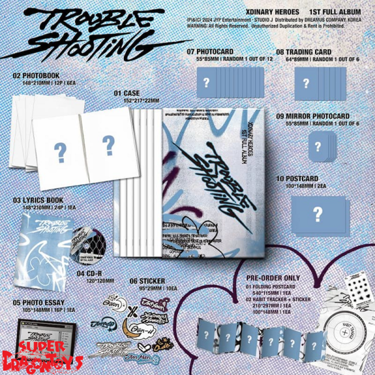 XDINARY HEROES (엑스디너리 히어로즈) - TROUBLESHOOTING - 1ST FULL ALBUM