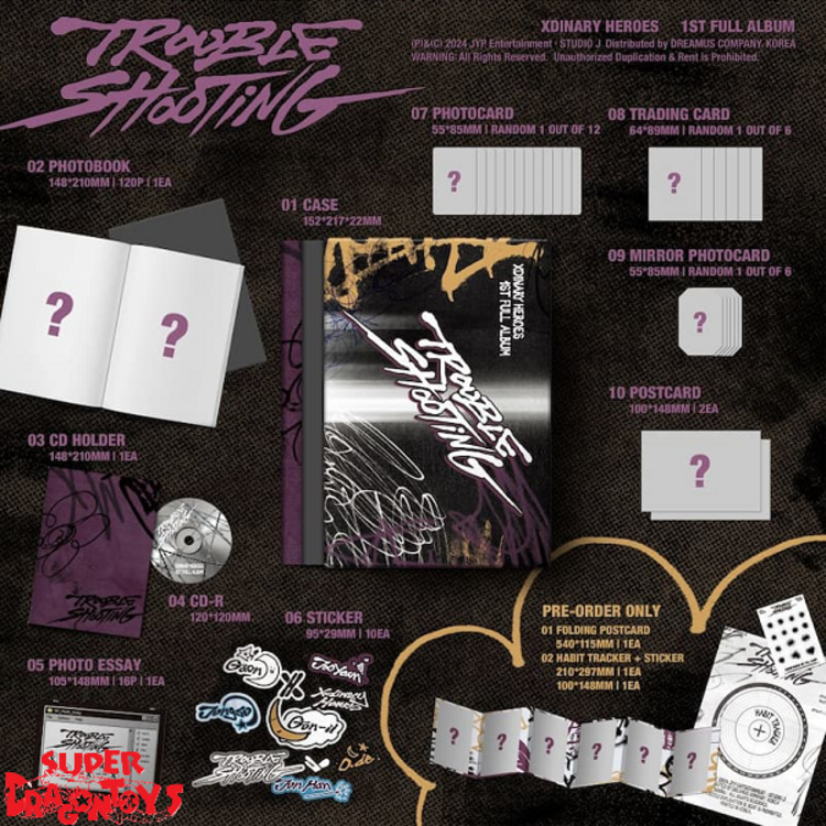 XDINARY HEROES (엑스디너리 히어로즈) - TROUBLESHOOTING - 1ST FULL ALBUM