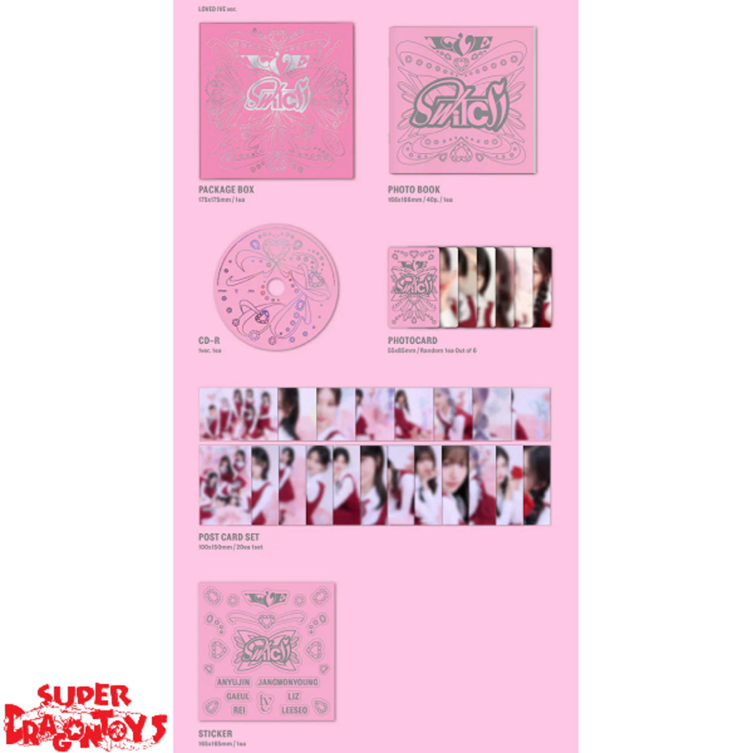 IVE (아이브) - I'VE SWITCH - THE 2ND EP - SUPER DRAGON TOYS