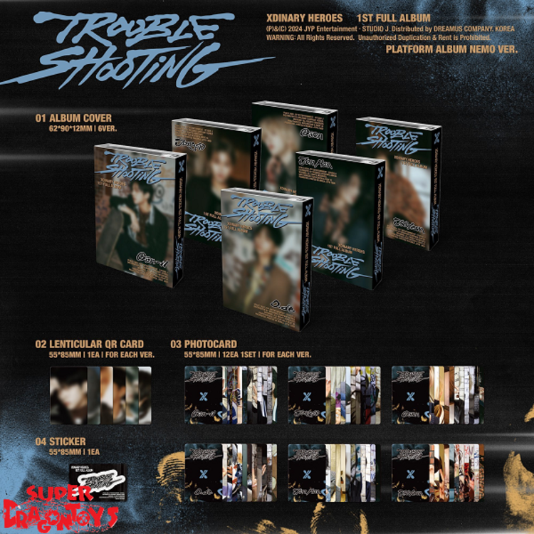 XDINARY HEROES (엑스디너리 히어로즈) - TROUBLESHOOTING - [NEMO VER.] - 1ST FULL ALBUM