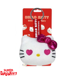 SANRIO CHARACTERS - HELLO KITTY "50TH ANNIVERSARY" [PINK] - KEYRING