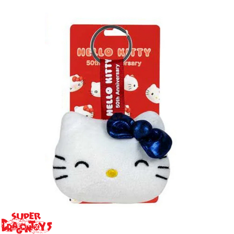 SANRIO CHARACTERS  - HELLO KITTY "50TH ANNIVERSARY" [DARK BLUE] - PLUSH [16 CM]