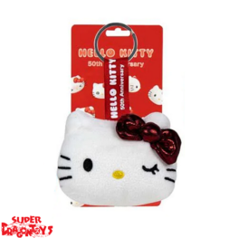 SANRIO CHARACTERS - HELLO KITTY "50TH ANNIVERSARY" [RED] - KEYRING