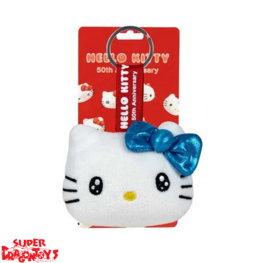 SANRIO CHARACTERS - HELLO KITTY "50TH ANNIVERSARY" [LIGHT BLUE] - KEYRING