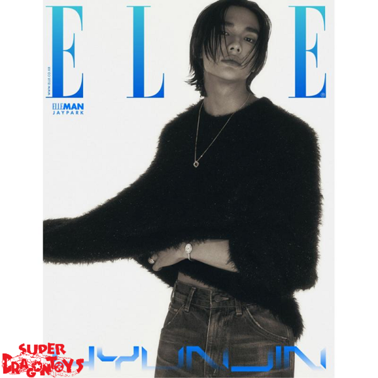 ELLE [KOREA] MAGAZINE - "HYUNJIN" COVER [VER. B] - MAY 2024 ISSUE