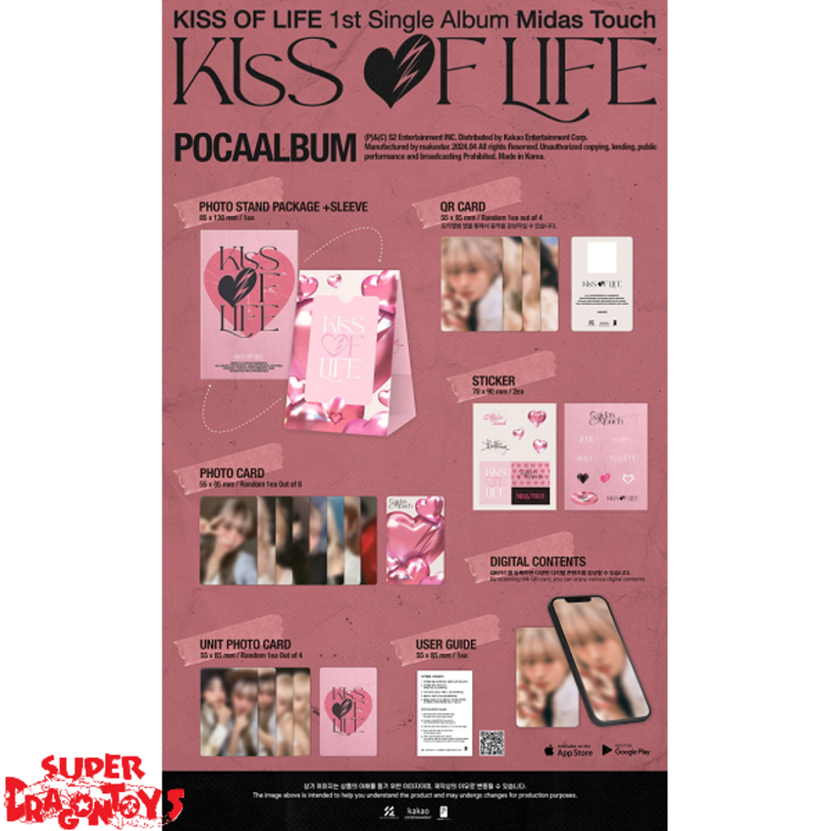 KISS OF LIFE (키스 오브 라이프) - MIDAS TOUCH - [POCA ALBUM] - 1ST SINGLE ALBUM