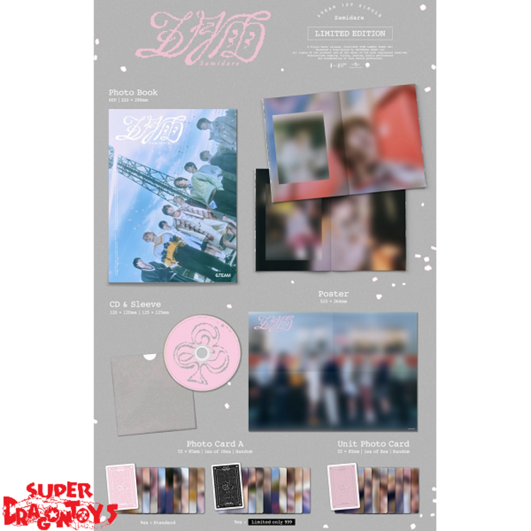 &TEAM (エンティーム) -SAMIDARE - 1ST SINGLE - LIMITED EDITION + [ON-PACK FOLDED POSTER]