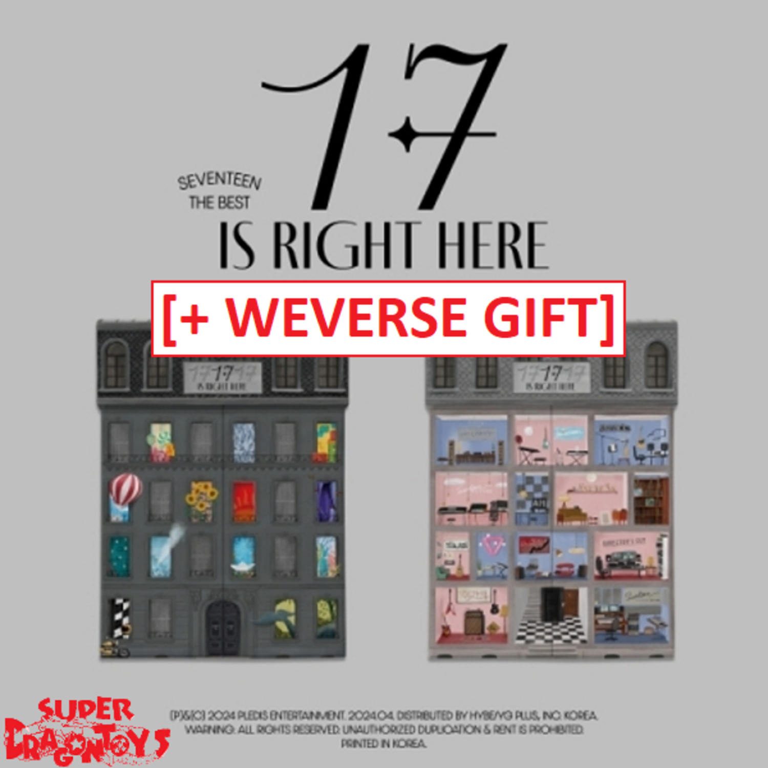 seventeen ホシ 17 is right here weverse GB SEVENTEEN - 17 IS RIGHT HERE Weverse Albums Ver.