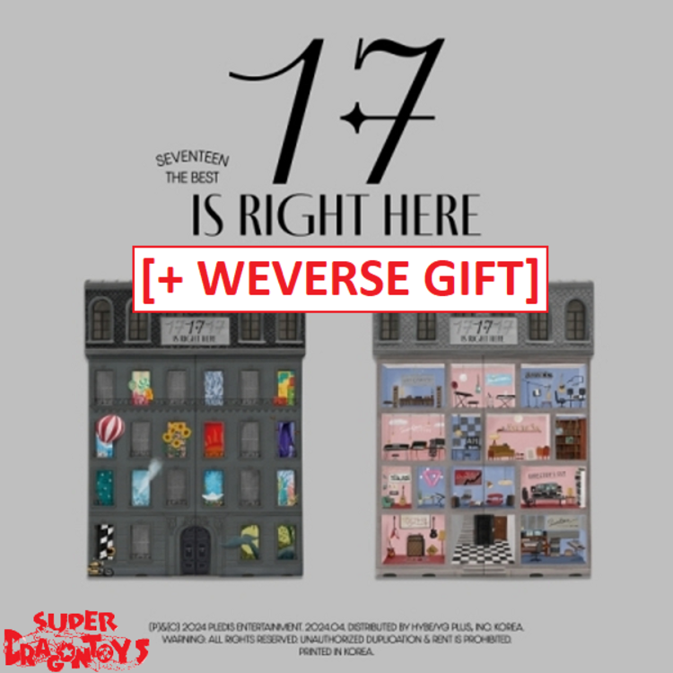 SEVENTEEN (세븐틴) - 17 IS RIGHT HERE - BEST ALBUM + [WEVERSE GIFT]