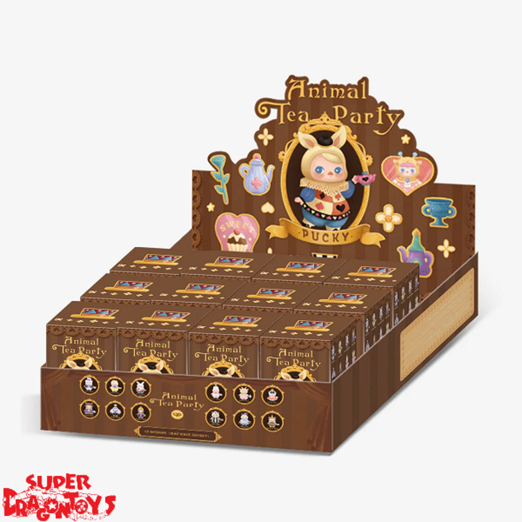 POP MART POP MART - PUCKY ["ANIMAL TEA PARTY" SERIES] - BLINDBOX MINI FIGURE
