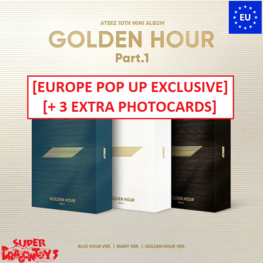 ATEEZ (에이티즈) - GOLDEN HOUR [PART.1] - 10TH MINI ALBUM [EUROPE POP-UP-EXCLUSIVE]