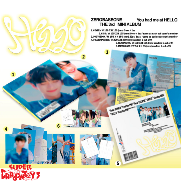 ZEROBASEONE (제로베이스원) - YOU HAD ME AT HELLO - [DIGIPACK VER.] - 3RD MINI ALBUM