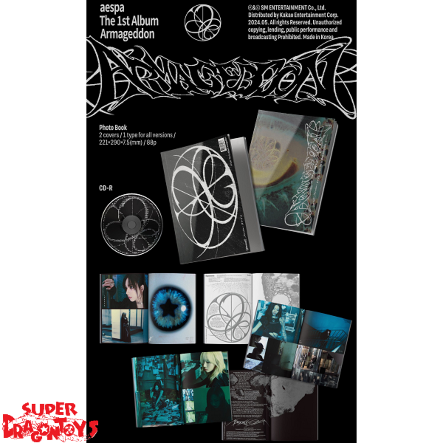 AESPA (에스파) - ARMAGEDDON - [AUTHENTIC VER.] - 1ST ALBUM - SUPER