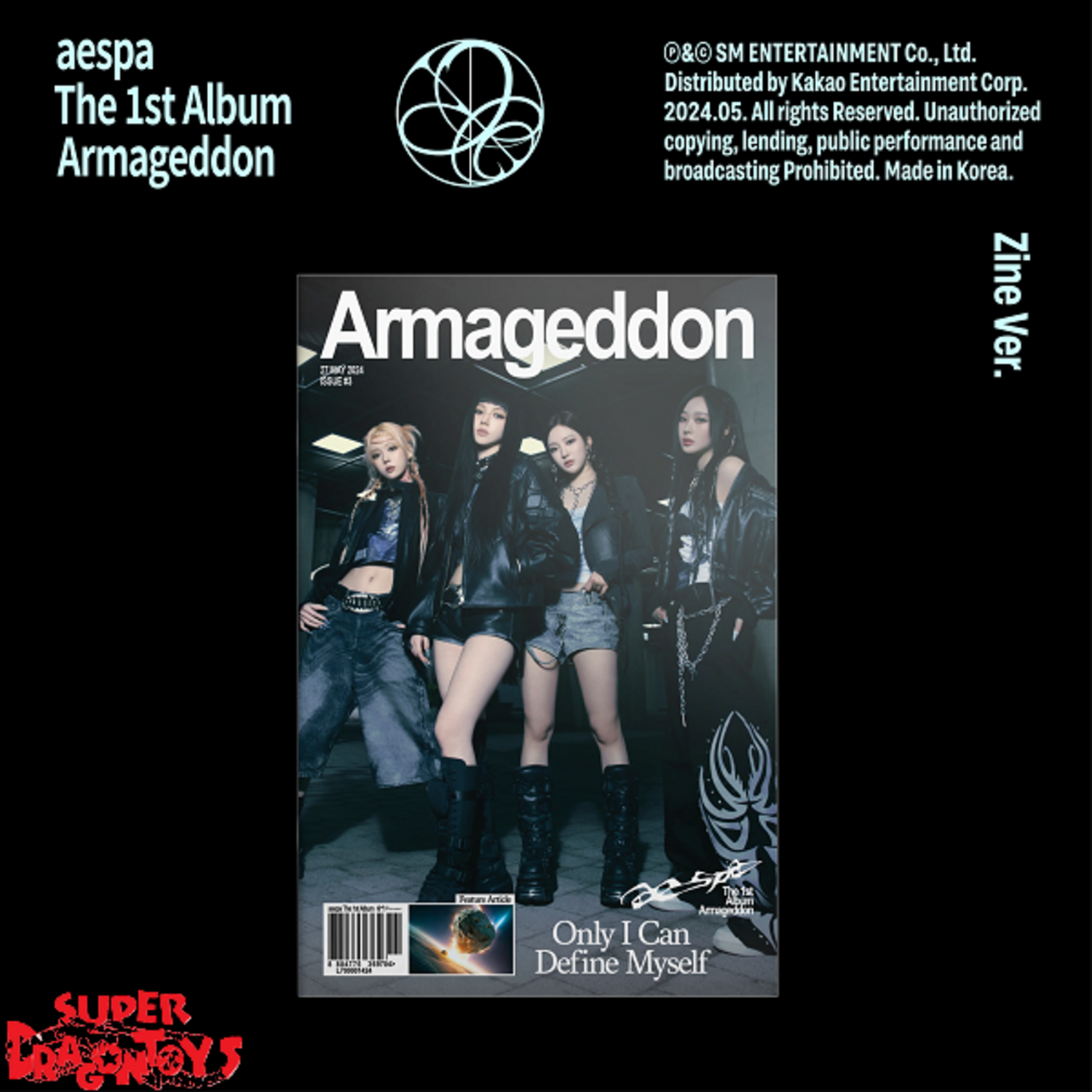 aespa Armageddon ヨーロッパ 限定 特典 4枚コンプセット AESPA (에스파) - ARMAGEDDON - [ZINE VER.] - 1ST ALBUM - SUPER