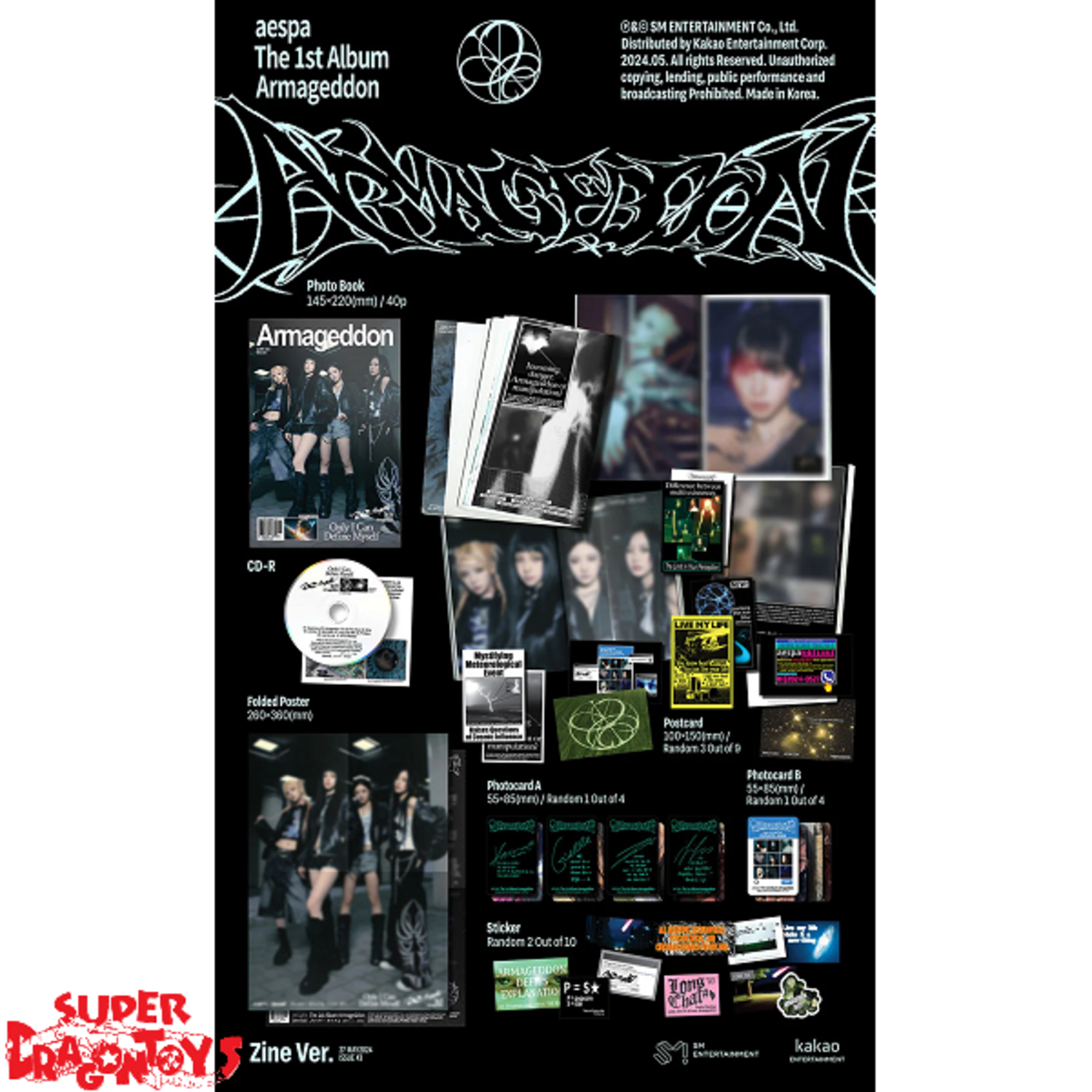 AESPA (에스파) - ARMAGEDDON - [ZINE VER.] - 1ST ALBUM - SUPER