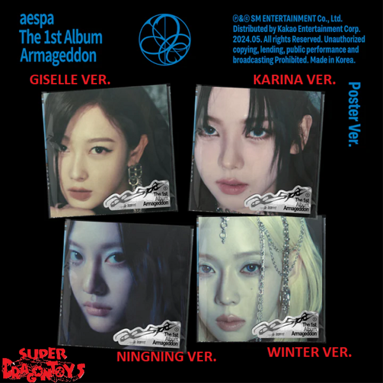 AESPA (에스파) - ARMAGEDDON - [POSTER VER.] - 1ST ALBUM