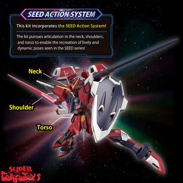 BANDAI GUNDAM : SEED FREEDOM - IMMORTAL JUSTICE GUNDAM - "HG 1/144 " MODEL KIT