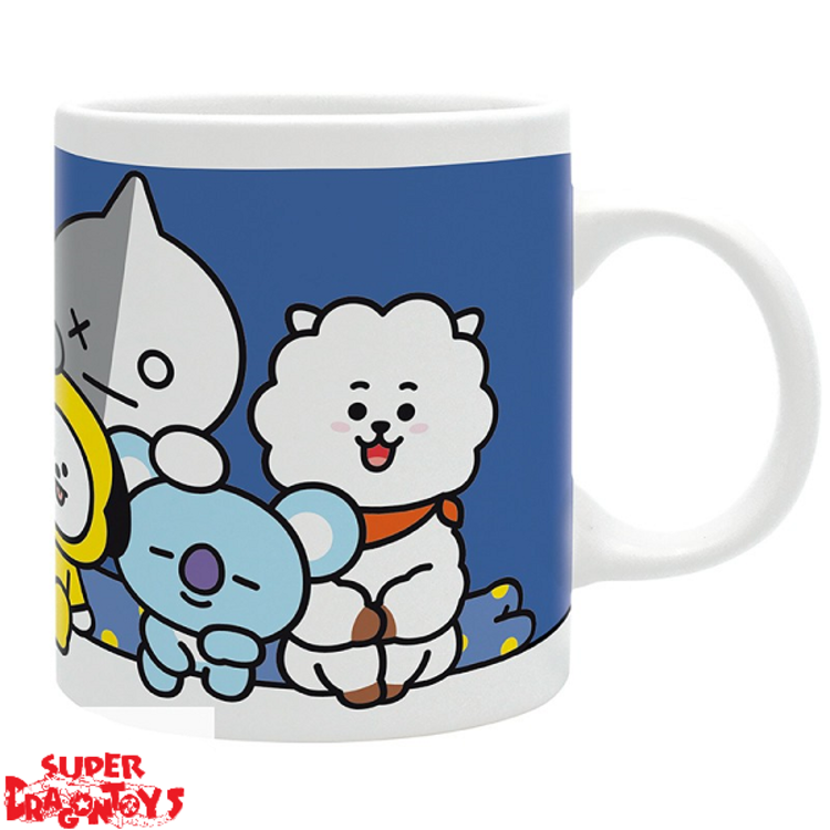 BTS -  MUG "GROUP BLUE" - BT21 COLLECTION