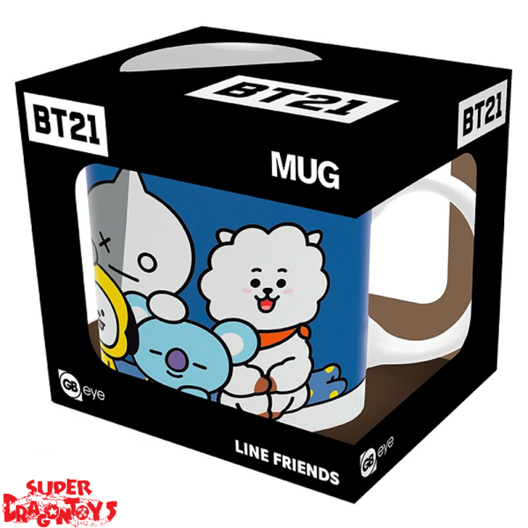 BTS -  MUG "GROUP BLUE" - BT21 COLLECTION