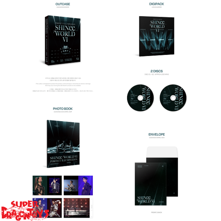 SHINEE (샤이니) - SHINEE WORLD VI [PERFECT ILLUMINATION] (2023 CONCERT IN SEOUL) - [2BR] PACKAGE
