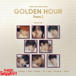 ATEEZ (에이티즈) - GOLDEN HOUR [PART.1] - [DIGIPAK VER.] - 10TH MINI ALBUM