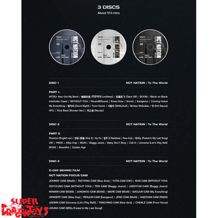 NCT - 2023 CONCERT [NCT NATION : TO THE WORLD] IN INCHEON - [3DVD] PACKAGE
