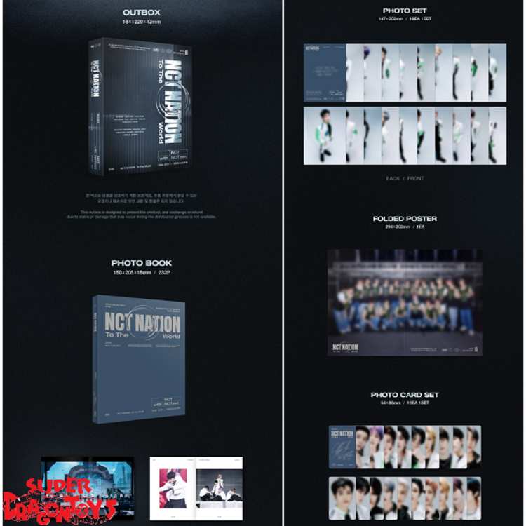 NCT - 2023 CONCERT [NCT NATION : TO THE WORLD] IN INCHEON - [3DVD] PACKAGE