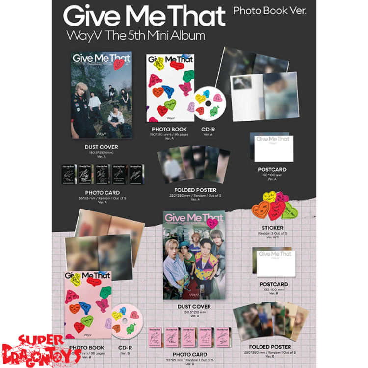 WAYV (웨이션브이) - GIVE ME THAT - [PHOTOBOOK VERSION] - 5TH MINI ALBUM