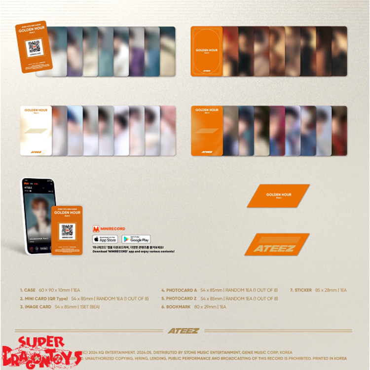 ATEEZ (에이티즈) - GOLDEN HOUR [PART.1] - [PLATFORM VER.] - 10TH MINI ALBUM