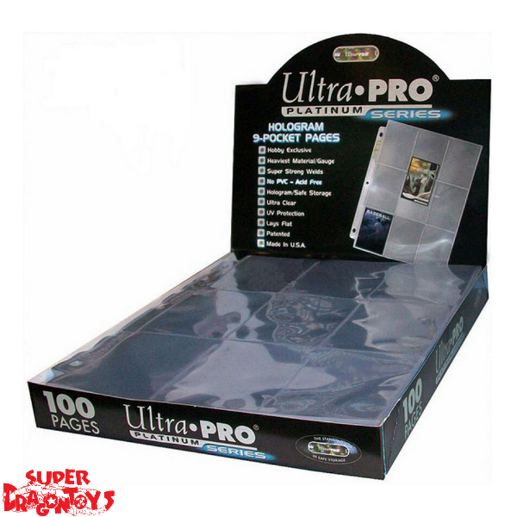 ULTRA PRO  -  100 PAGES PROTECTOR SLEEVES [PLATINUM SERIES] - STANDARD SIZE