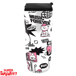 BTS - TRAVEL MUG "MUSIC FOREVER" - BT21 COLLECTION