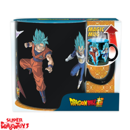 ABYSTYLE DRAGON BALL SUPER - MUG MAGIQUE THERMO REACTIF "SAIYANS VS GOKU BLACK"