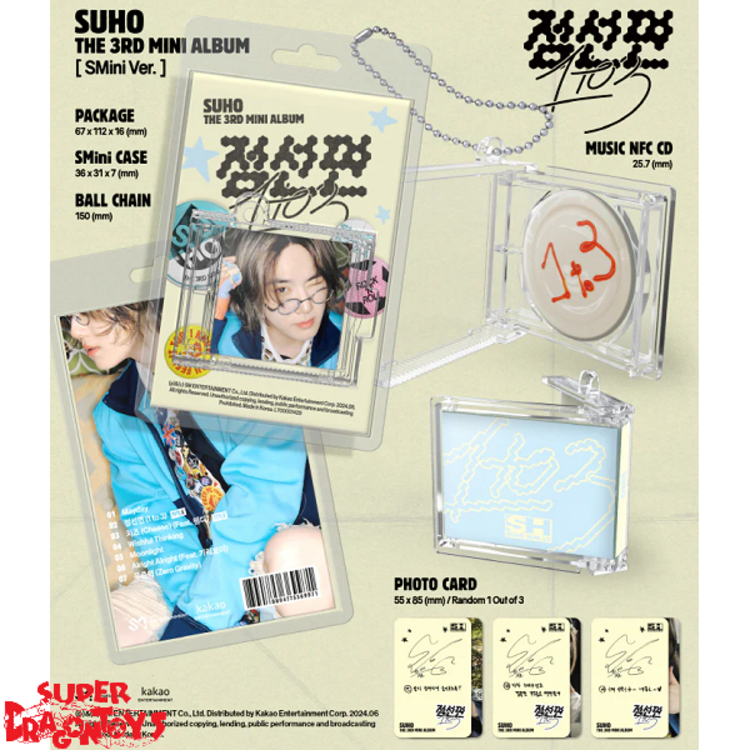 SUHO (수호) [EXO] - [점선면] (1 TO 3) - [SMINI VER.] - 3RD MINI ALBUM