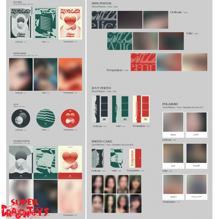 SOOJIN (서수진) - RIZZ - 2ND EP ALBUM + [SOUNDWAVE PHOTOCARD]