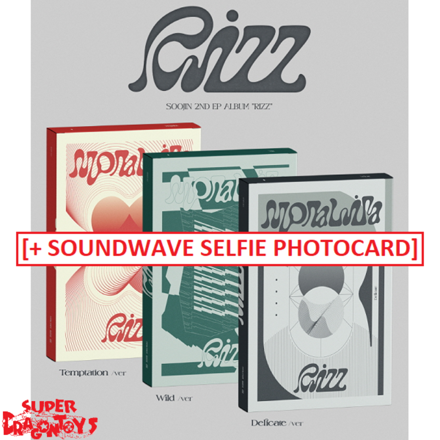 SOOJIN (서수진) - RIZZ - 2ND EP ALBUM + [SOUNDWAVE PHOTOCARD