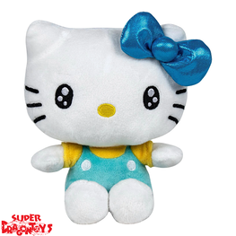 SANRIO CHARACTERS  - HELLO KITTY "50TH ANNIVERSARY" [LIGHT BLUE] - PLUSH [32 CM]