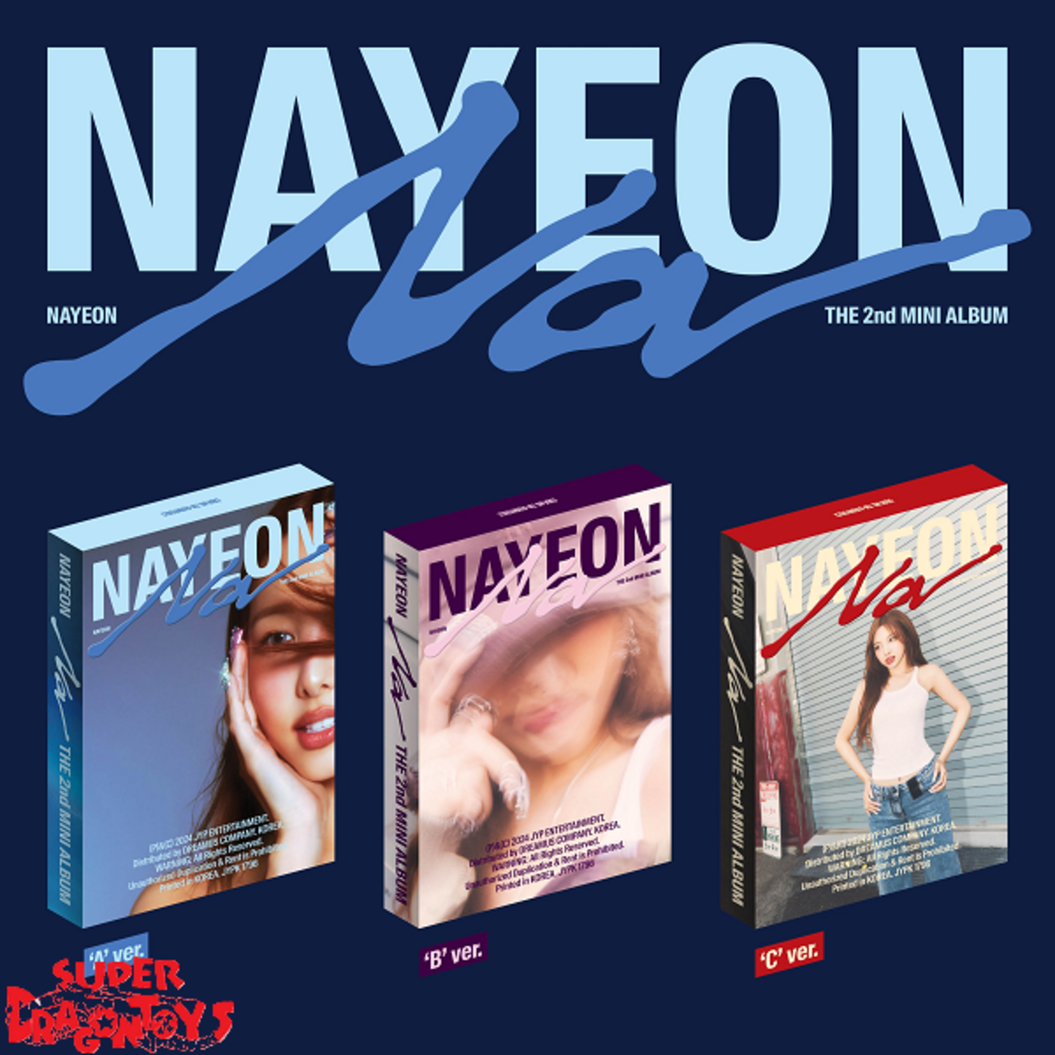 NAYEON (나연) [TWICE] - NA - 2ND MINI ALBUM - SUPER DRAGON TOYS