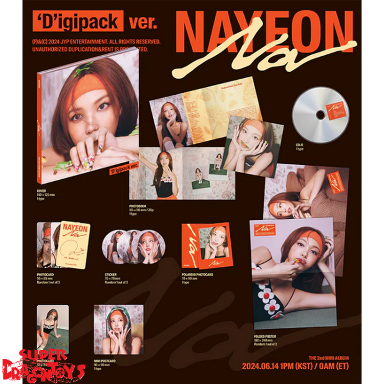 NAYEON (나연) [TWICE] - NA - [DIGIPACK] - 2ND MINI ALBUM
