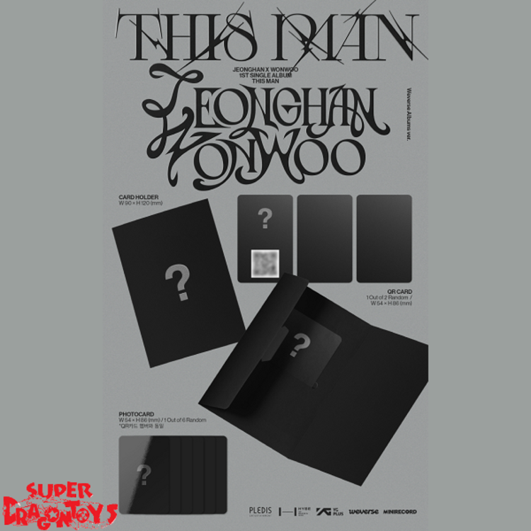 JEONGHAN X WONWOO [SEVENTEEN] - THIS MAN - [WEVERSE ALBUM] - 1ST SINGLE ALBUM