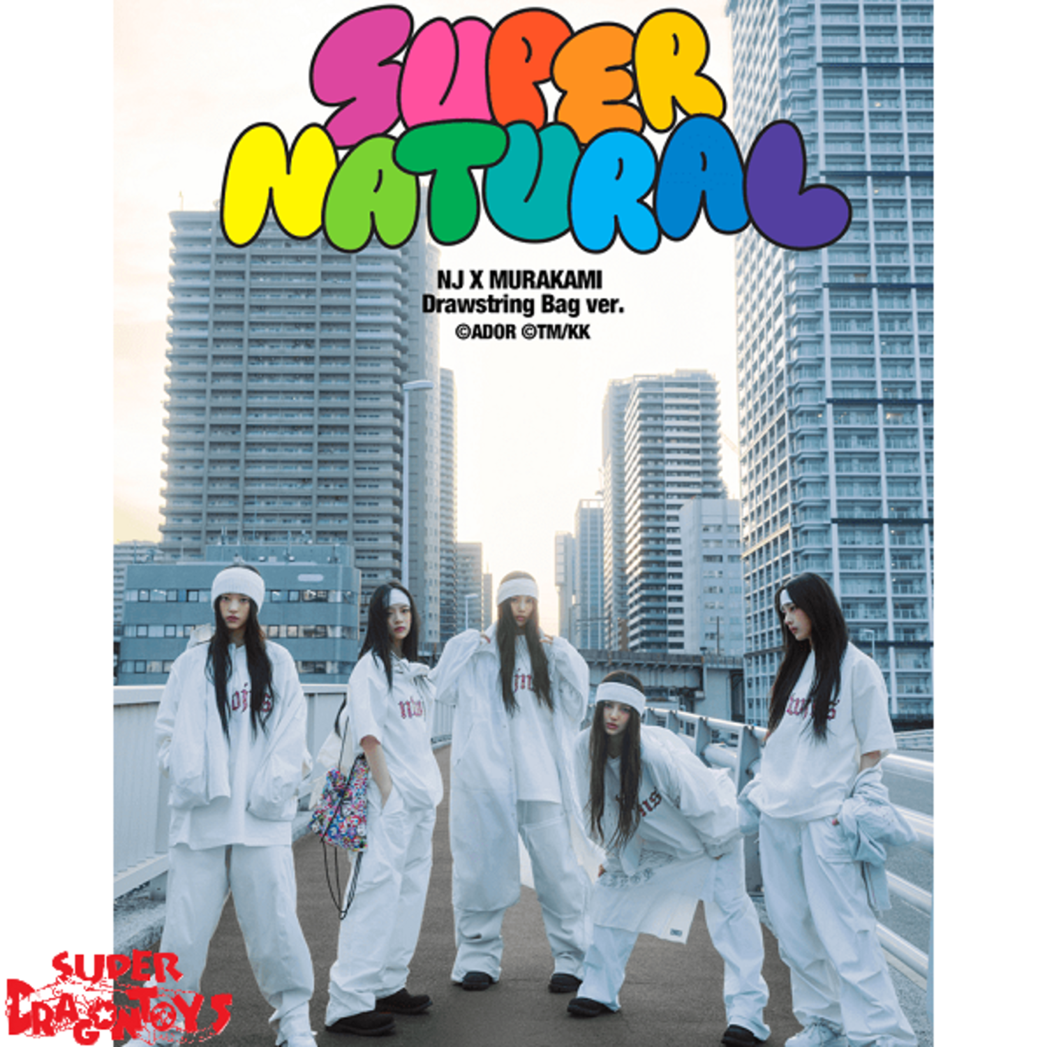 NEWJEANS (뉴진스) - SUPERNATURAL (NJ X MURAKAMI) - [DRAWSTRING BAG
