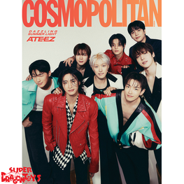 COSMOPOLITAN [KOREA] MAGAZINE - "ATEEZ" COVER [VER. A] - JULY 2024 ISSUE
