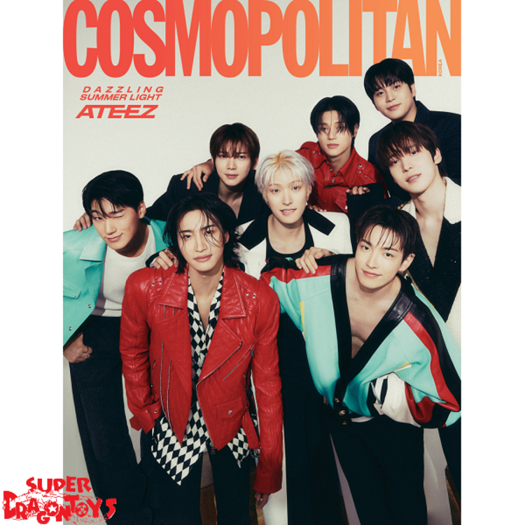 COSMOPOLITAN [KOREA] MAGAZINE - "ATEEZ" COVER [VER. A] - JULY 2024 ISSUE