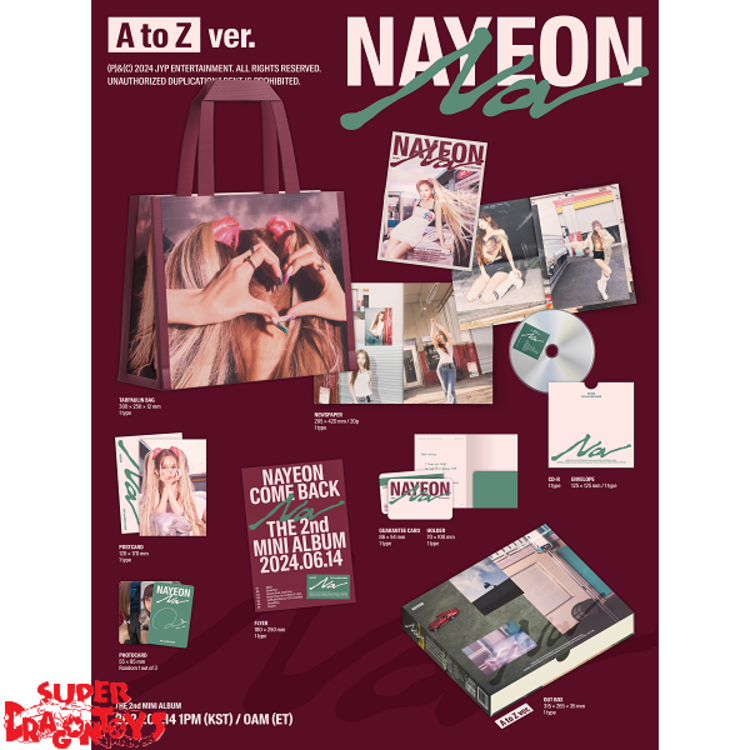 NAYEON (나연) [TWICE] - NA - ["A TO Z" / LIMITED VER.] - 2ND MINI ALBUM