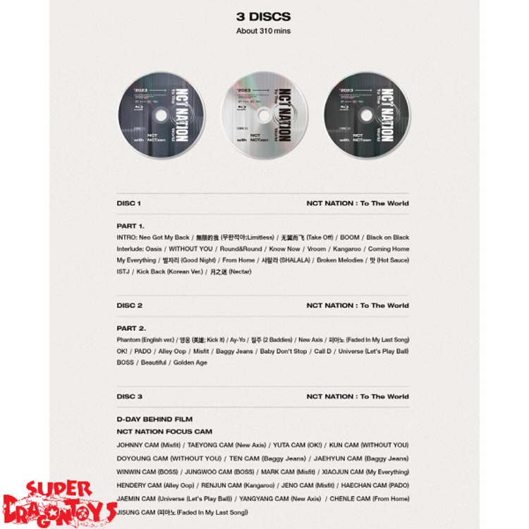 NCT - 2023 CONCERT [NCT NATION : TO THE WORLD] IN INCHEON - [3BR] PACKAGE