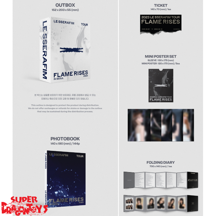 LE SSERAFIM (르세라핌) - 2023 TOUR [FLAME RISES] IN SEOUL - [DIGITAL CODE] PACKAGE