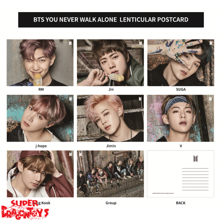 BTS (방탄소년단) - "YOU NEVER WALK ALONE" [POSTCARD + PHOTOCARD] SET - OFFICIAL MD