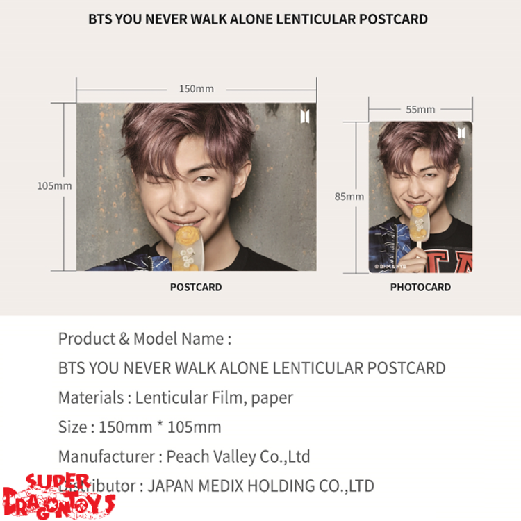 BTS (방탄소년단) - "YOU NEVER WALK ALONE" [POSTCARD + PHOTOCARD] SET - OFFICIAL MD