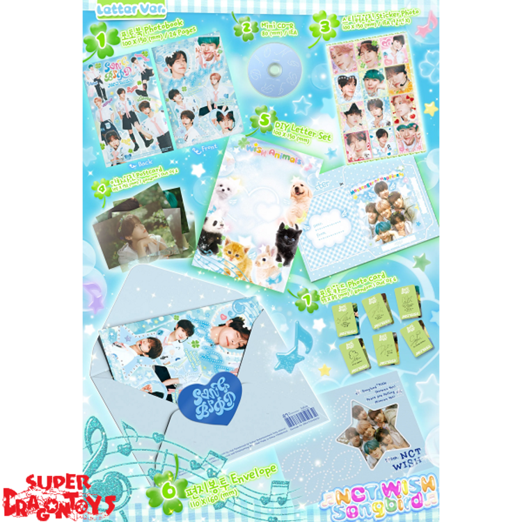 NCT WISH (엔시티 위시) - SONGBIRD - [LETTER VER.] - 2ND SINGLE ALBUM