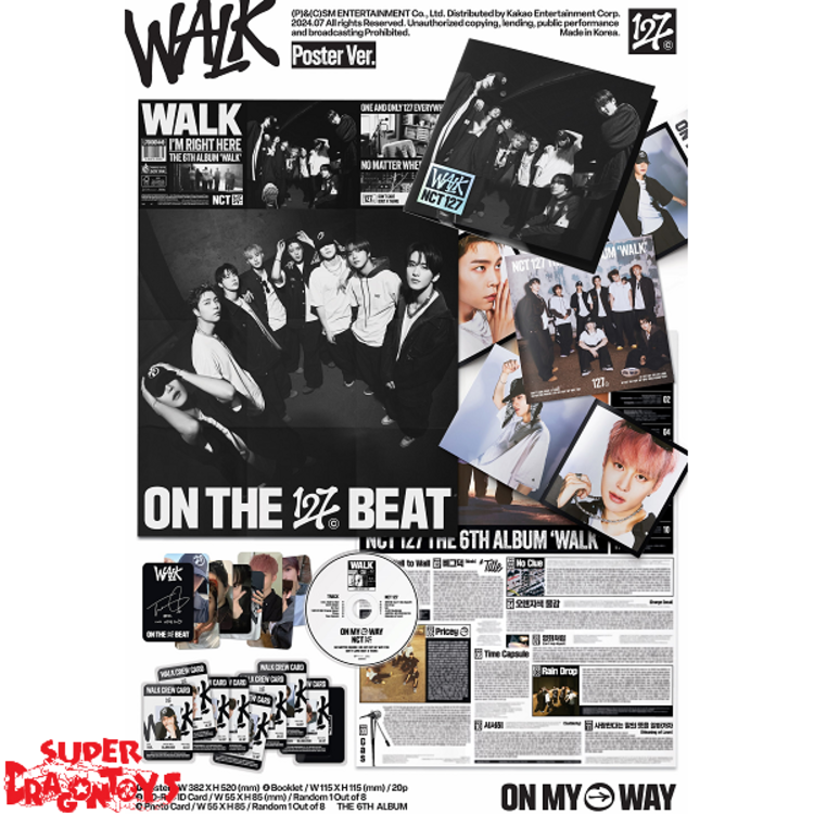 NCT 127 - WALK - [POSTER VER.] - 6TH ALBUM