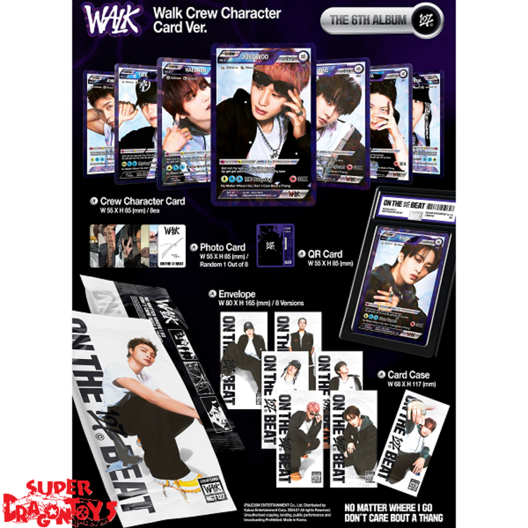 NCT127 - WALK - [CREW CHARACTER CARD VER.] - 6TH ALBUM
